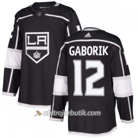 Män Ishockey Los Angeles Kings Tröja Marian Gaborik 12 Adidas 2017-2018 Svart Authentic
